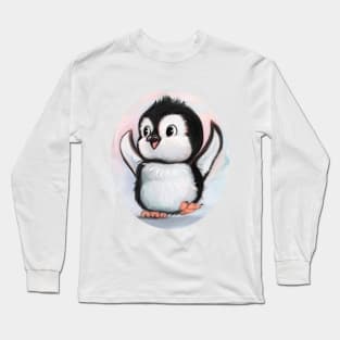 Baby penguin Long Sleeve T-Shirt